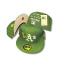 Oakland Athletics MLB Cap with World Series Champions Embroidery and Crown Patch – Fitted Cap