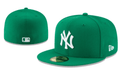 New York Yankees MLB Fitted Cap – Vibrant Green with White Logo